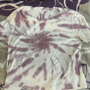 Garage crop top tie dye- medium